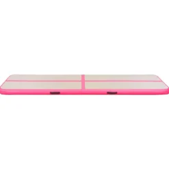 vidaXL Esterilla inflable de gimnasia con bomba 300x100x10 cm PVC Rosa Discount