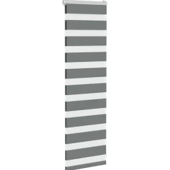 vidaXL Decoración-Estor cebra 40x100cm tejido ancho 35,9 cm poliéster