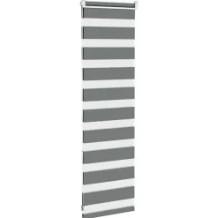 vidaXL Decoración-Estor cebra 40x100cm tejido ancho 35,9 cm poliéster