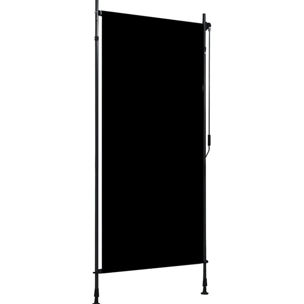 vidaXL Estor enrollable de exterior gris 100x270 cm Antracita Best