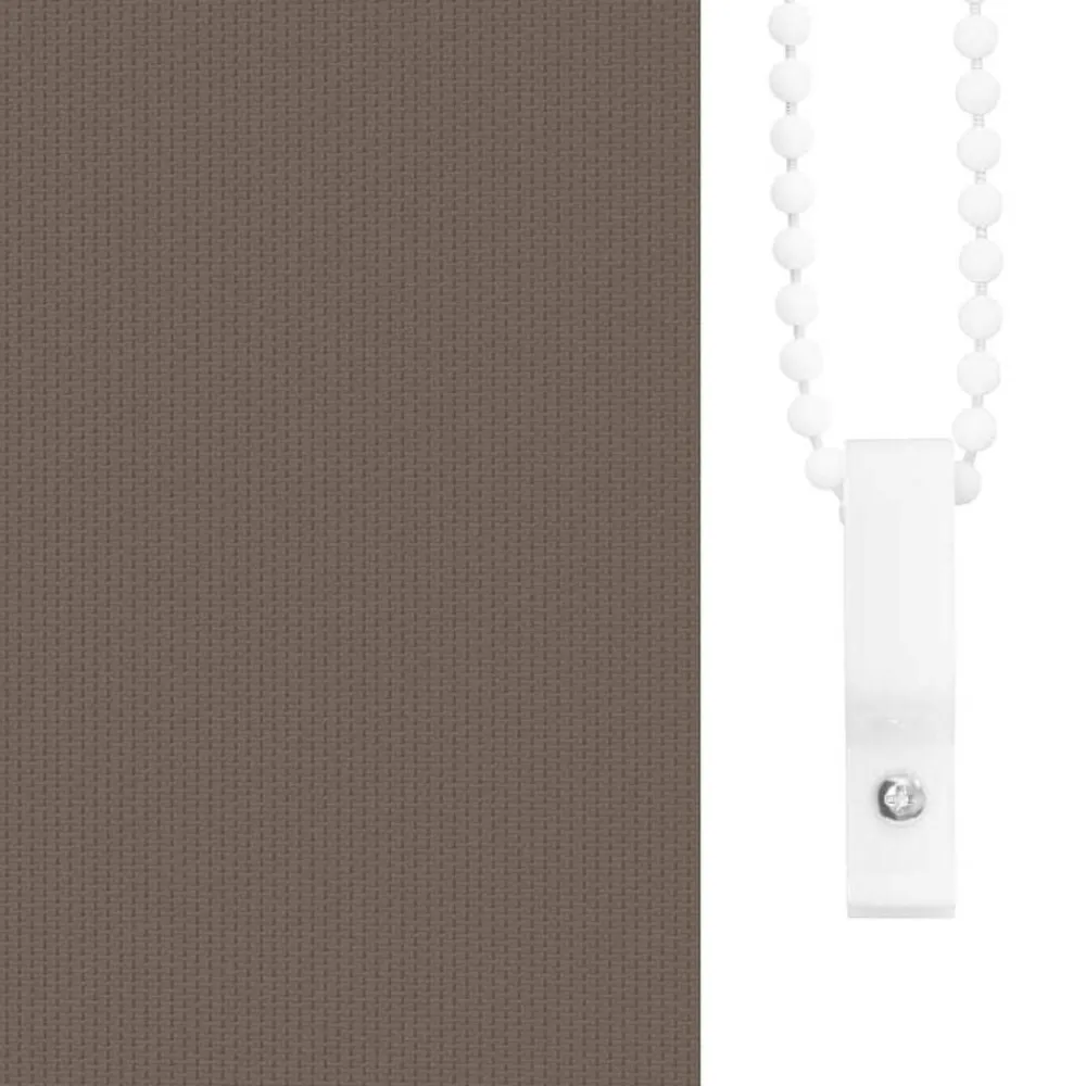 vidaXL Estor Enrollable Opaco color 40x130 cm Tela Ancho 35,7 cm Café New