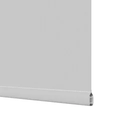 vidaXL Estor Enrollable Opaco 110x230 cm Tela Ancho 105,7cm Gris claro