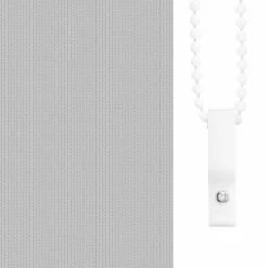 vidaXL Estor Enrollable Opaco 110x230 cm Tela Ancho 105,7cm Gris claro