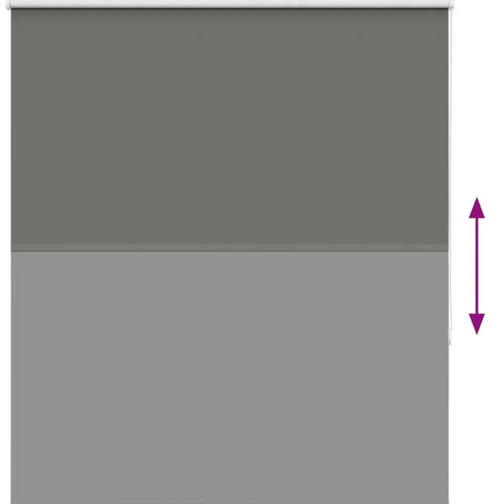 vidaXL Decoración-Estor Enrollable Opaco 140x130 cm Tela Ancho 136,6 cm