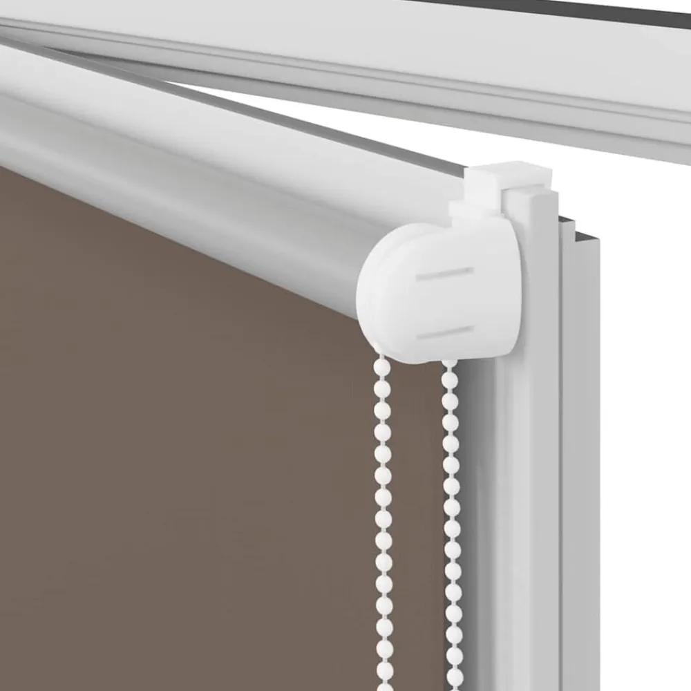 vidaXL Estor Enrollable Opaco Color 105x130 cm Tela Ancho 100,7cm Café Outlet