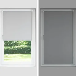 vidaXL Estor Enrollable Opaco Color 105x130 cm Tela Ancho 100,7cm Café Outlet