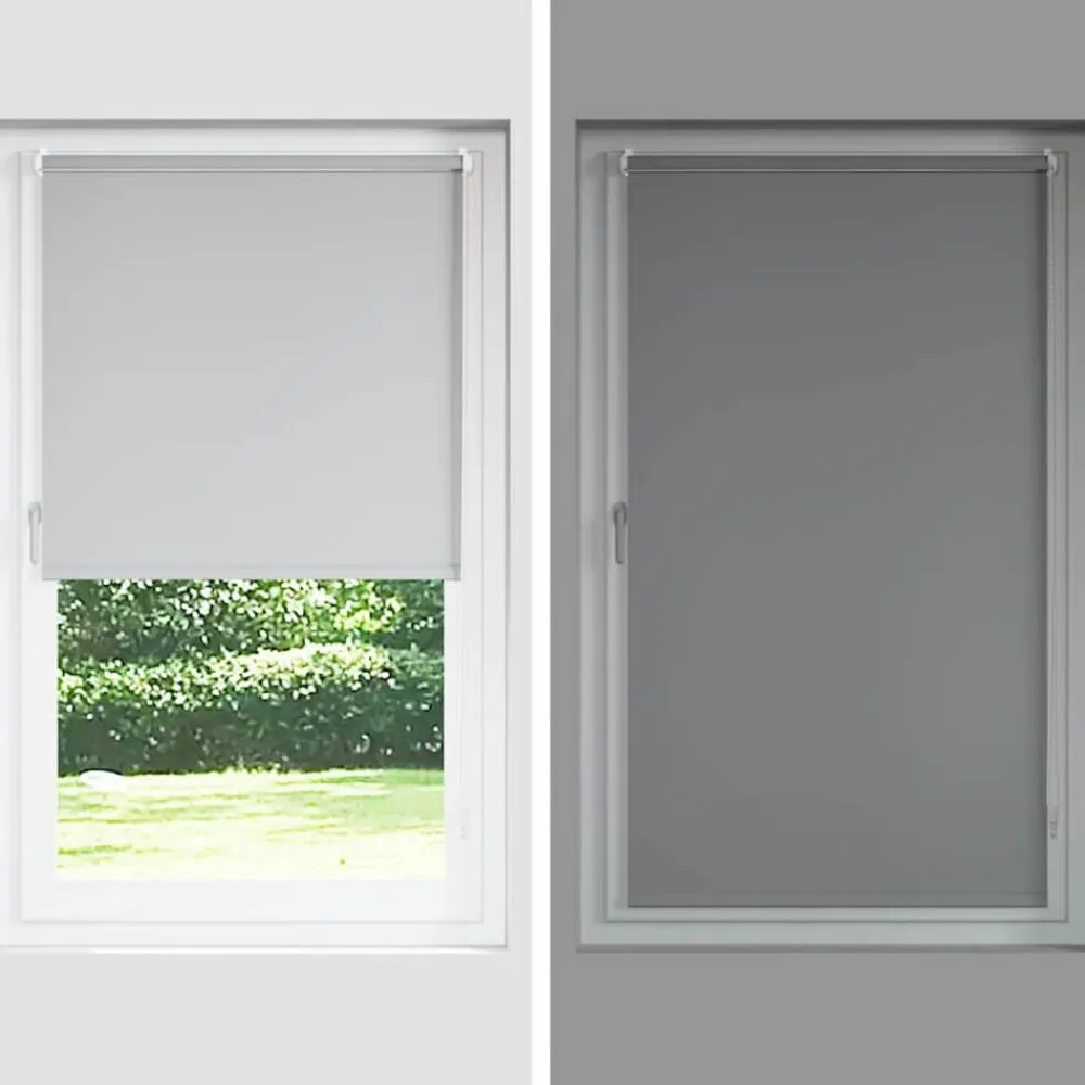 vidaXL Estor Enrollable Opaco Color 105x130 cm Tela Ancho 100,7cm Café Outlet