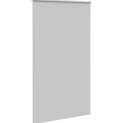 vidaXL Estor Enrollable Opaco 140x230cm Tela Ancho 136,6cm Gris claro New