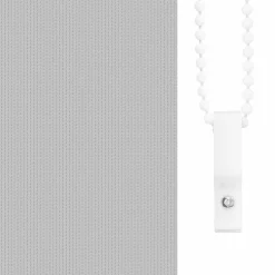 vidaXL Estor Enrollable Opaco 140x230cm Tela Ancho 136,6cm Gris claro New