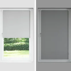 vidaXL Estor Enrollable Opaco 40x130 cm Tela Ancho 35,7 cm Amarillo