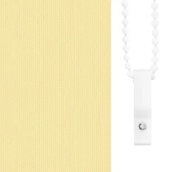 vidaXL Estor Enrollable Opaco 40x130 cm Tela Ancho 35,7 cm Amarillo