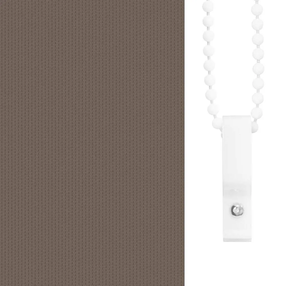 vidaXL Estor Enrollable Opaco Color 115x210cm Tela Ancho 110,7cm Café Outlet