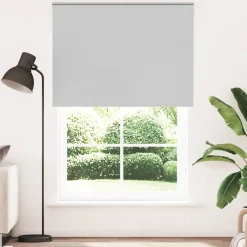 vidaXL Estor Enrollable Opaco 145x210 cm Tela Ancho 141,6cm Gris claro Sale