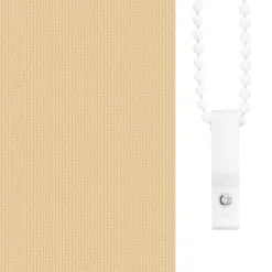 vidaXL Estor Enrollable Opaco 115x175 cm Tela Ancho 110,7 cm Beige Outlet