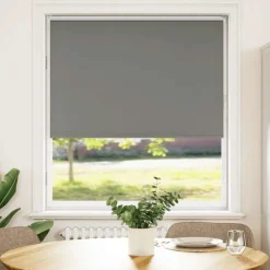 vidaXL Estor Enrollable Opaco 105x130 cm Tela Ancho 100,7 cm Gris Sale