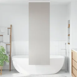 vidaXL Decoración-Estor enrollable para ducha con casete 60x240cm tela ancho 56cm