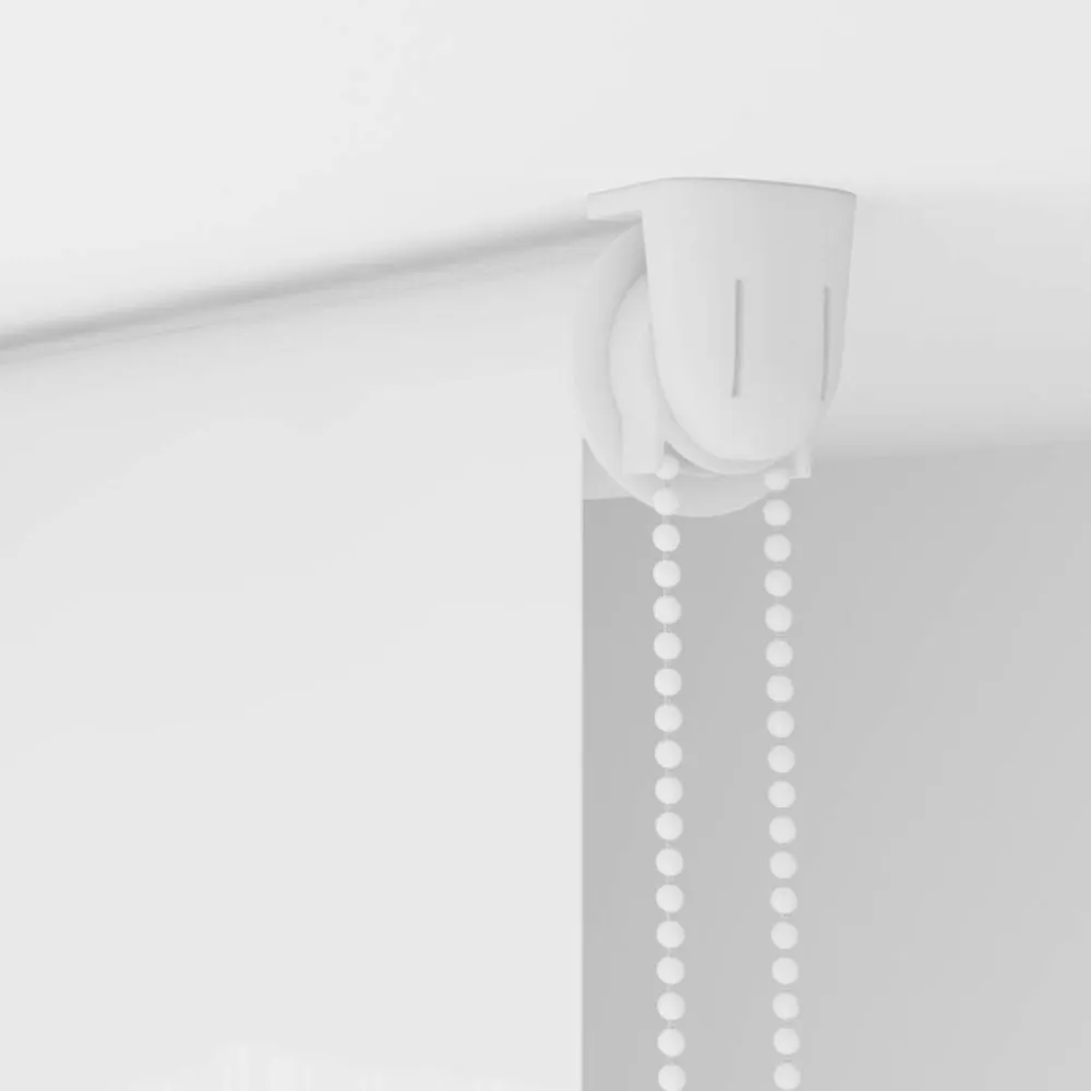 vidaXL Estor enrollable para ducha tela 60x240 cm ancho 56 cm Blanco New