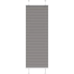 vidaXL Decoración-Estor Plisado 40x100 cm Tela Ancho 39,4 cm Poliéster
