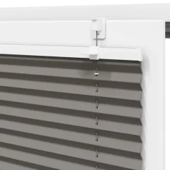 vidaXL Decoración-Estor Plisado 40x100 cm Tela Ancho 39,4 cm Poliéster