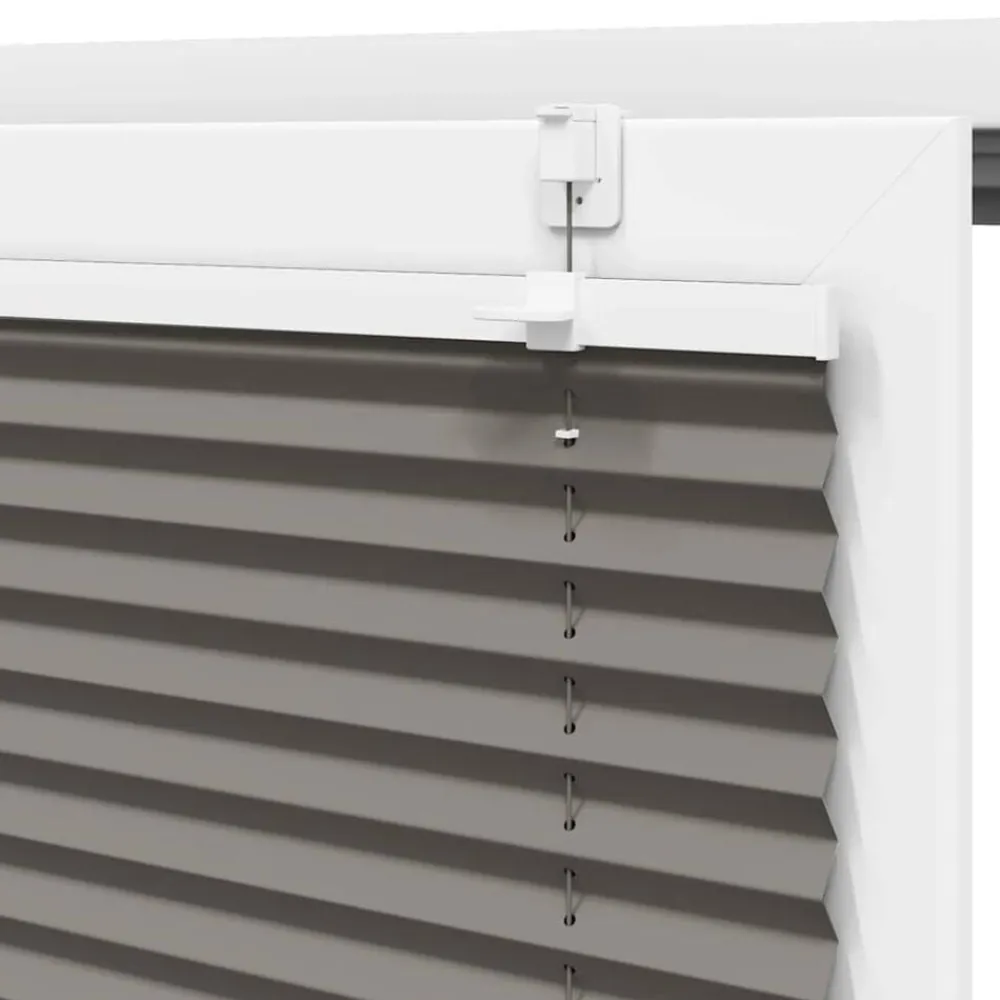 vidaXL Decoración-Estor Plisado 40x100 cm Tela Ancho 39,4 cm Poliéster