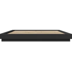 vidaXL Camas Y Accesorios-Estructura cama con luces LED madera ingeniería 200x200cm