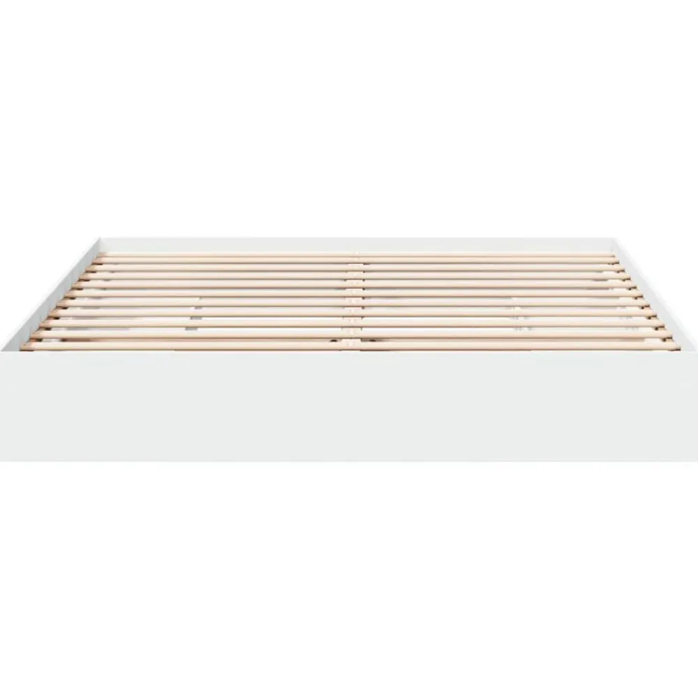 vidaXL Estructura cama con cajones madera ingeniería blanca 200x200 cm Blanco Hot