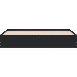 vidaXL Estructura cama con cajones madera ingeniería negra 200x200 cm Negro Best
