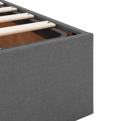 vidaXL Estructura cama otomana sin colchón tela 80x200cm Gris oscuro New