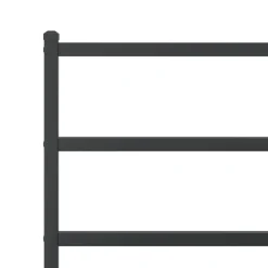 vidaXL Camas Y Accesorios-Estructura cama sin colchón con cabecero metal 75x190 cm