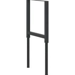 vidaXL Estructura de banco de trabajo 2 uds metal 55x(69-95,5)cm Negro Clearance