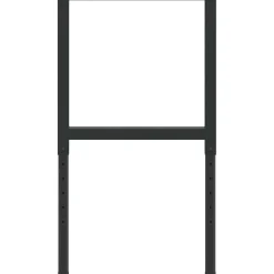 vidaXL Estructura de banco de trabajo 2 uds metal 55x(69-95,5)cm Negro Clearance