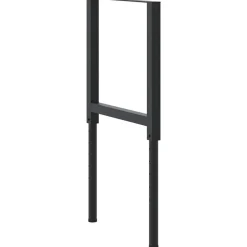 vidaXL Estructura de banco de trabajo 2 uds metal 55x(69-95,5)cm Negro Clearance