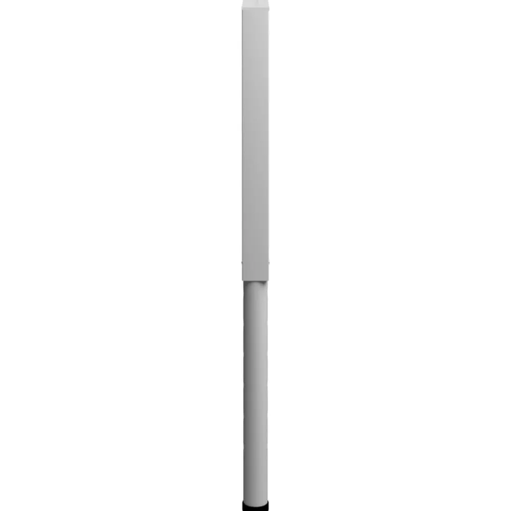 vidaXL Estructura de banco de trabajo 2 uds metal 55x(69-95,5)cm Gris Best