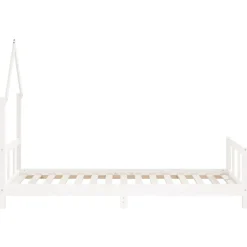 Niños vidaXL Mobiliario Para Bebés Y Niños Pequeños-Estructura de cama para niños madera de pino 90x190 cm
