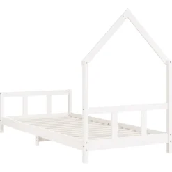 Niños vidaXL Mobiliario Para Bebés Y Niños Pequeños-Estructura de cama para niños madera de pino 90x190 cm