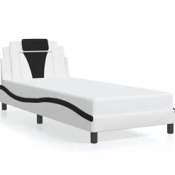 vidaXL Camas Y Accesorios-Estructura de cama Viana sin colchón cuero sintético 80x200 cm