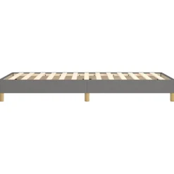 vidaXL Camas Y Accesorios-Estructura de cama con somier tela 80x200 cm