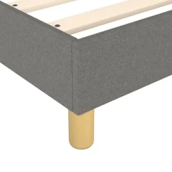 vidaXL Camas Y Accesorios-Estructura de cama con somier tela 80x200 cm