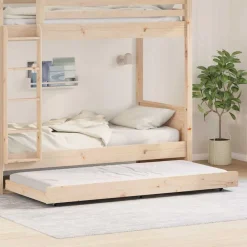 vidaXL Camas Y Accesorios-Estructura de cama 100 x 200 cm Madera de pino macizo