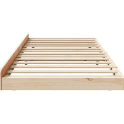 vidaXL Camas Y Accesorios-Estructura de cama 100 x 200 cm Madera de pino macizo