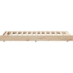 vidaXL Camas Y Accesorios-Estructura de cama 100 x 200 cm Madera de pino macizo