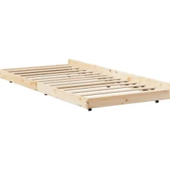 vidaXL Camas Y Accesorios-Estructura de cama 100 x 200 cm Madera de pino macizo