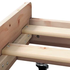 vidaXL Camas Y Accesorios-Estructura de cama 100 x 200 cm Madera de pino macizo