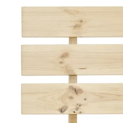 vidaXL Camas Y Accesorios-Estructura de cama sin colchón madera maciza de pino 90x200 cm