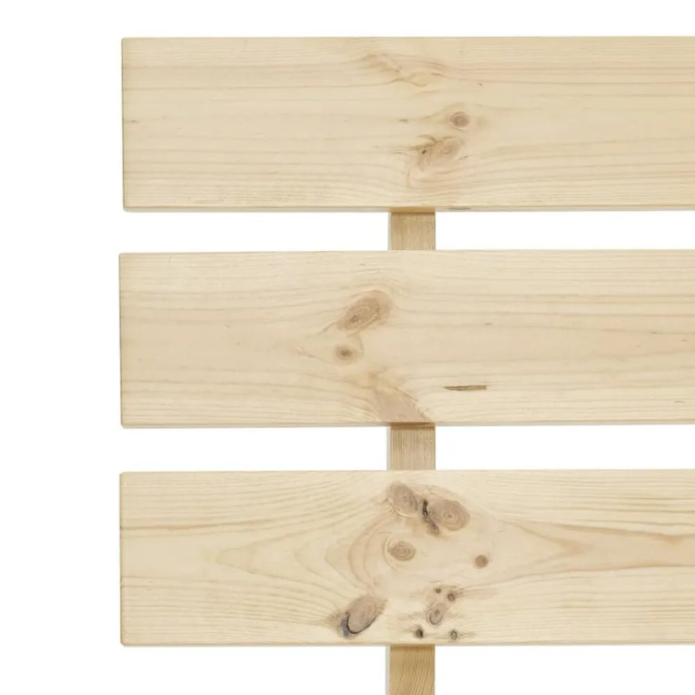 vidaXL Camas Y Accesorios-Estructura de cama sin colchón madera maciza de pino 90x200 cm