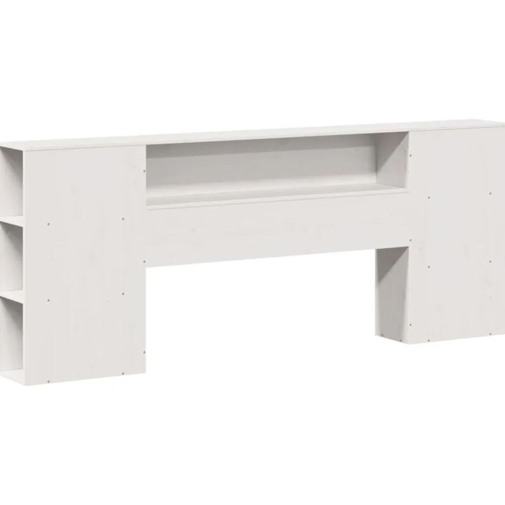 vidaXL Estructura de cama sin colchón madera maciza blanca 200x200 cm Blanco Discount