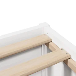 vidaXL Estructura de cama sin colchón madera maciza blanca 200x200 cm Blanco Discount