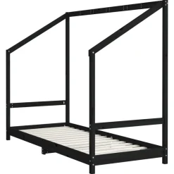 Niños vidaXL Mobiliario Para Bebés Y Niños Pequeños-Estructura de cama para niños madera de pino 80x200 cm