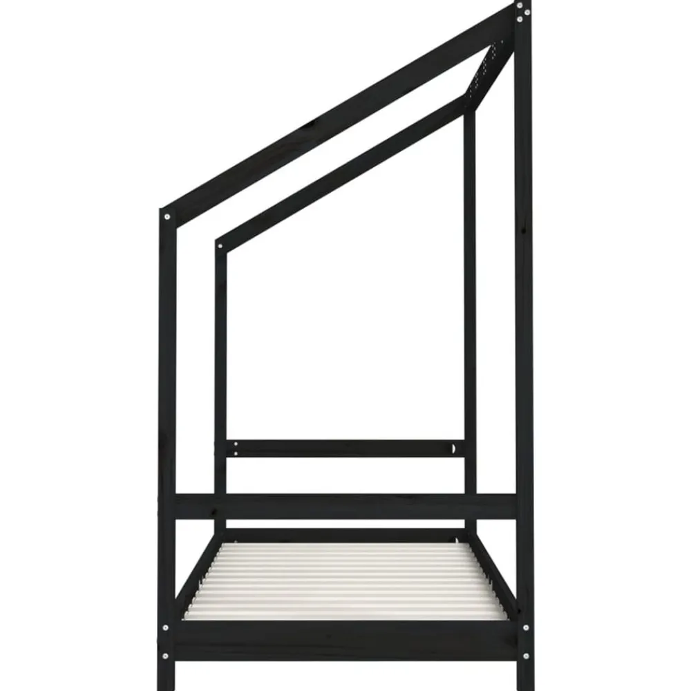 Niños vidaXL Mobiliario Para Bebés Y Niños Pequeños-Estructura de cama para niños madera de pino 80x200 cm