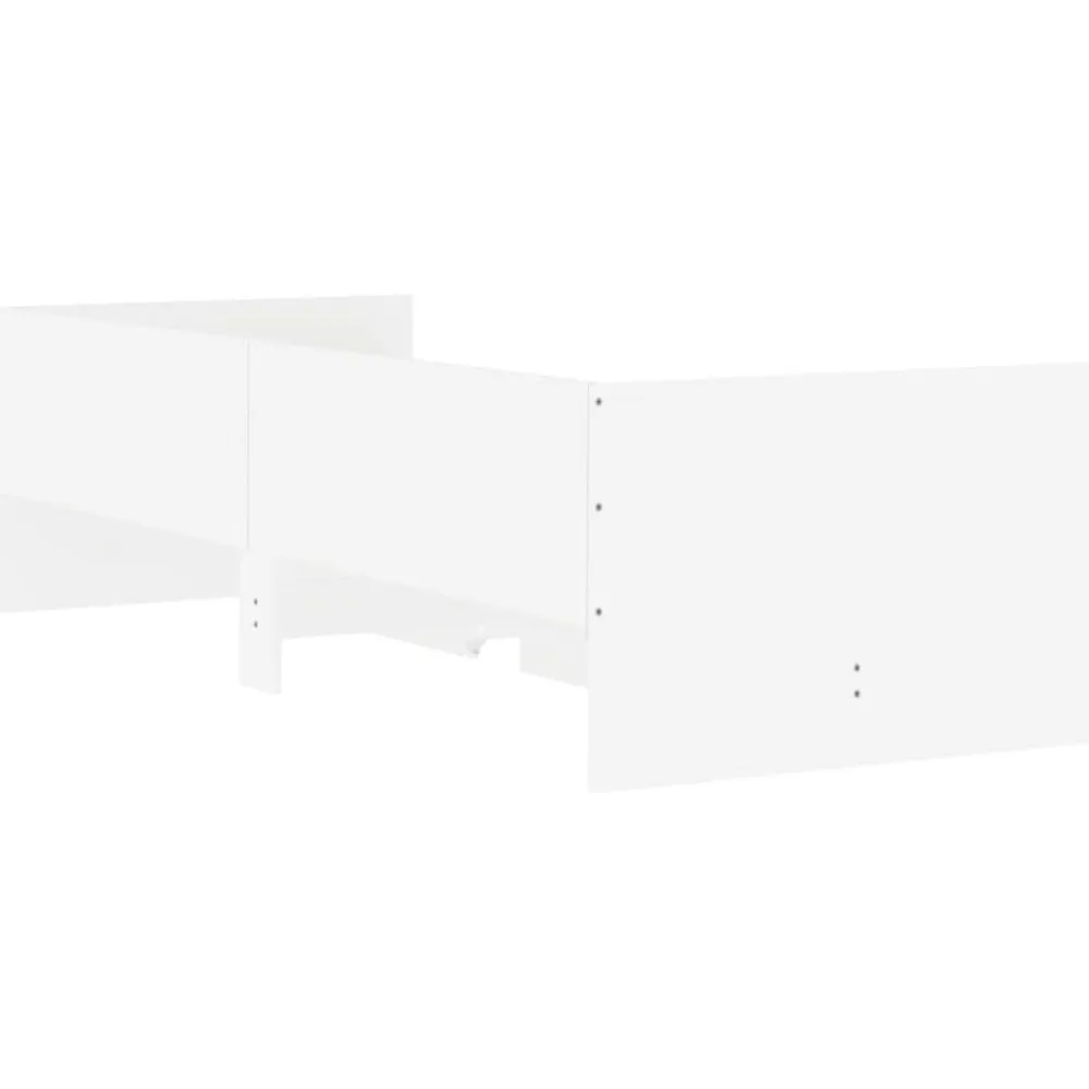 vidaXL Estructura de cama con cajones 100x200 cm Blanco Best
